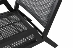 Woood Pem Fauteuil Met Armleuning Aluminium Zwart Best