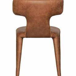 Woood Permit eetkamerstoel leerlook cognac Hot