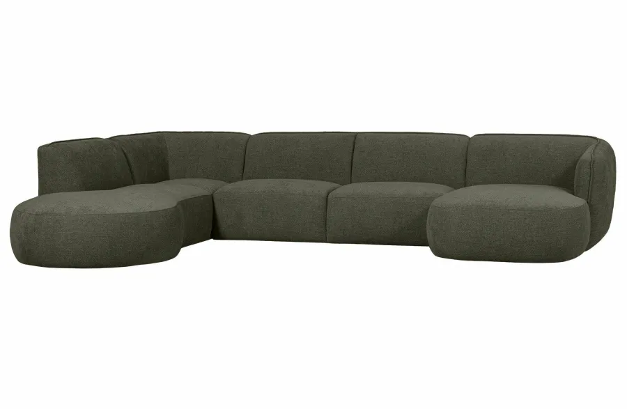 Woood Polly Bank U-vorm Links Warm Groen Sale