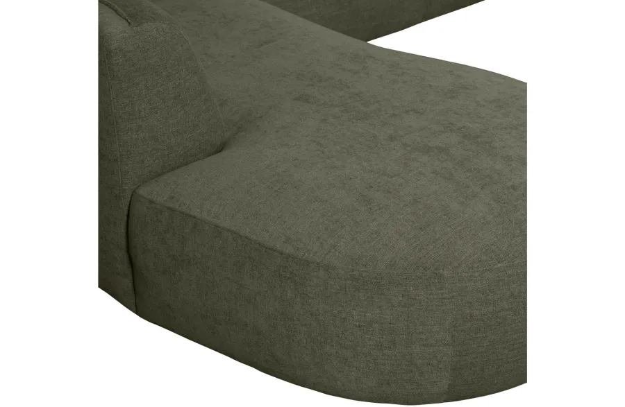 Woood Polly Bank U-vorm Links Warm Groen Sale