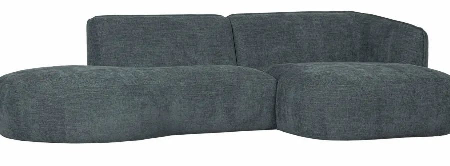 Woood Polly Chaise Longue Rechts Blauw/groen Clearance