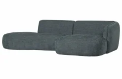 Woood Polly Chaise Longue Rechts Blauw/groen Clearance