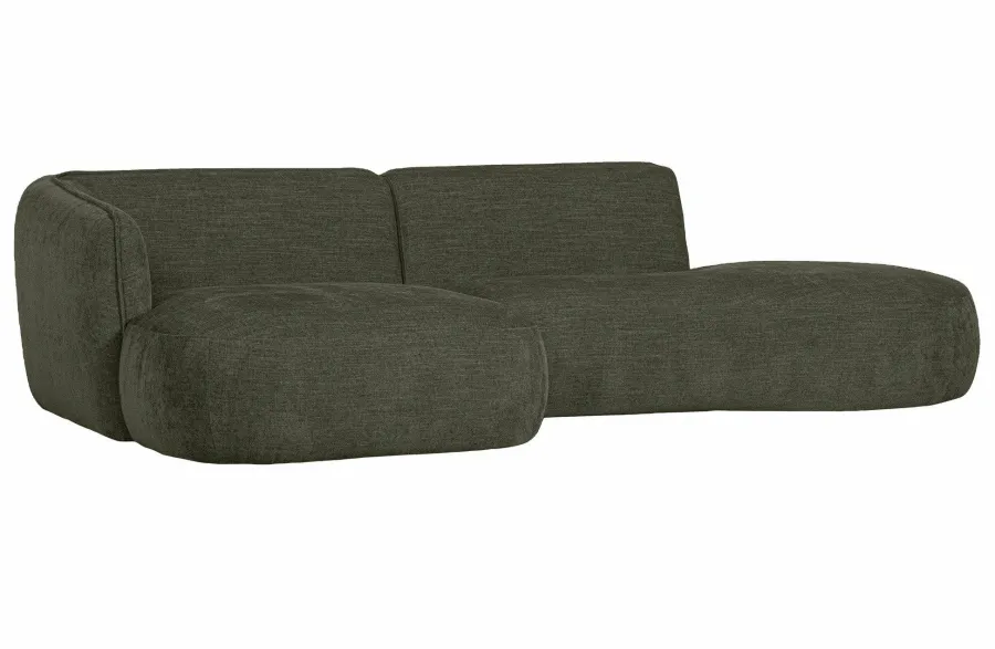 Woood Polly Chaise Longue Links Warm Groen Best