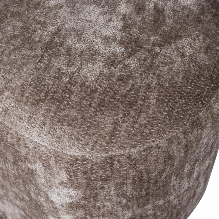 Woood Popular organische poef taupe New