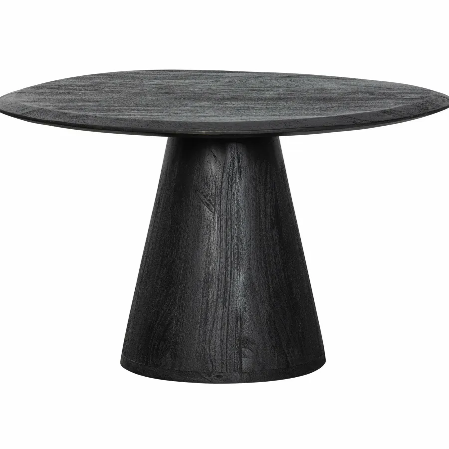 Woood Posture salontafel hout zwart ø70cm Best