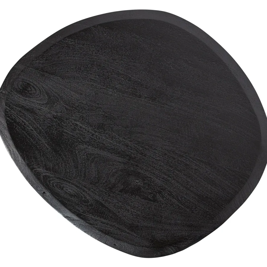 Woood Posture salontafel hout zwart ø70cm Best