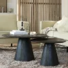 Woood Posture salontafel hout zwart ø120cm Sale