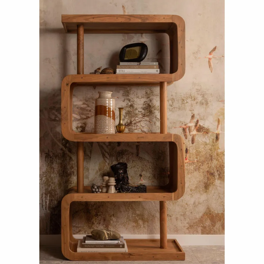 Woood Rattle open kast hout naturel New