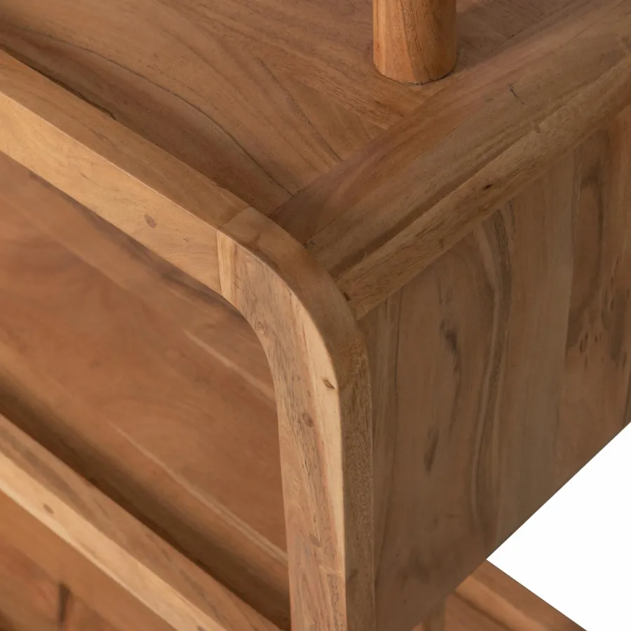 Woood Rattle open kast hout naturel New