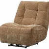 Woood Relaxfauteuil Hein geweven rib lichtbruin Hot
