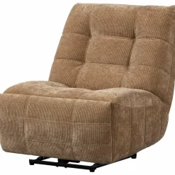 Woood Relaxfauteuil Hein geweven rib lichtbruin Hot
