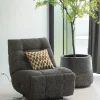 Woood Relaxfauteuil Hein melange antraciet/bruin Discount