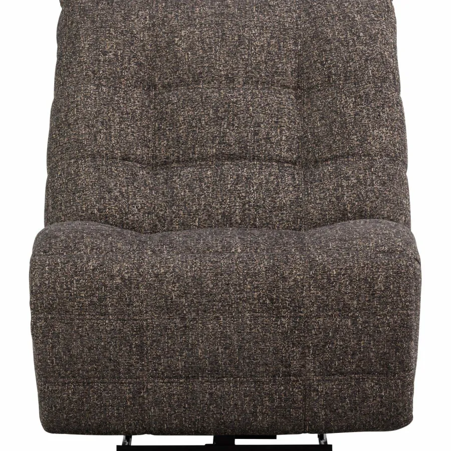 Woood Relaxfauteuil Hein melange antraciet/bruin Discount