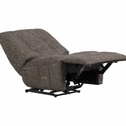 Woood Relaxfauteuil Hein melange antraciet/bruin Discount