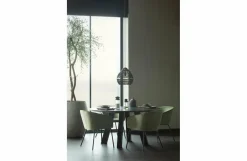 Woood Rhonda Xl Eetkamertafel Ø150cm Eiken Blacknight [fsc] Hot