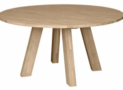 Woood Rhonda Xl Eettafel Ø 150cm Eiken Naturel [fsc] Discount