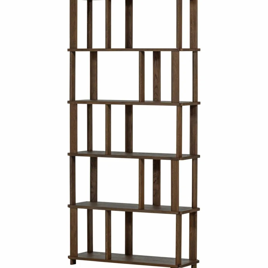 Woood Riss boekenkast eikenhout naturel 186x90cm Outlet