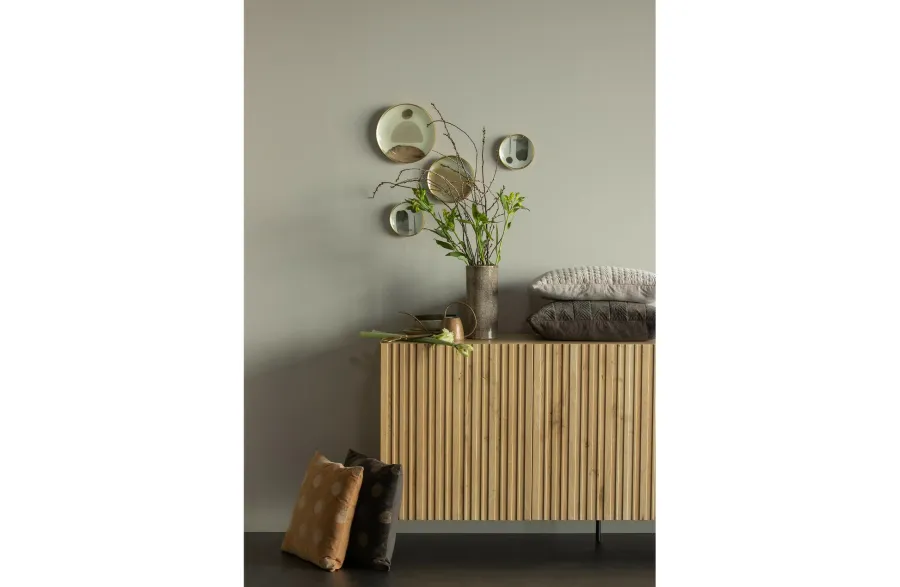 Woood Riv Kussen Fluweel Toffee 45x45cm Best