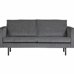 Woood RODEO bank 2,5-ZITS streep zwart/grijs Clearance