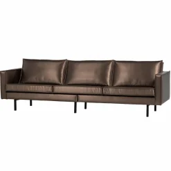 Woood Rodeo 3-Zits Bank Metallic Koper Bruin Outlet