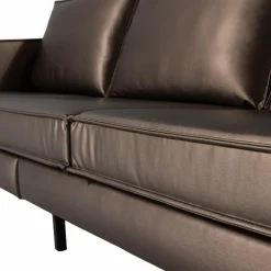 Woood Rodeo 3-Zits Bank Metallic Koper Bruin Outlet