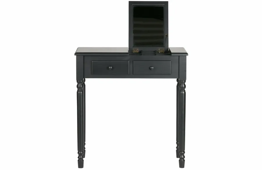 Woood Romy Hal/kaptafel Hout Zwart Hot