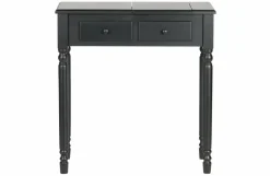 Woood Romy Hal/kaptafel Hout Zwart Hot