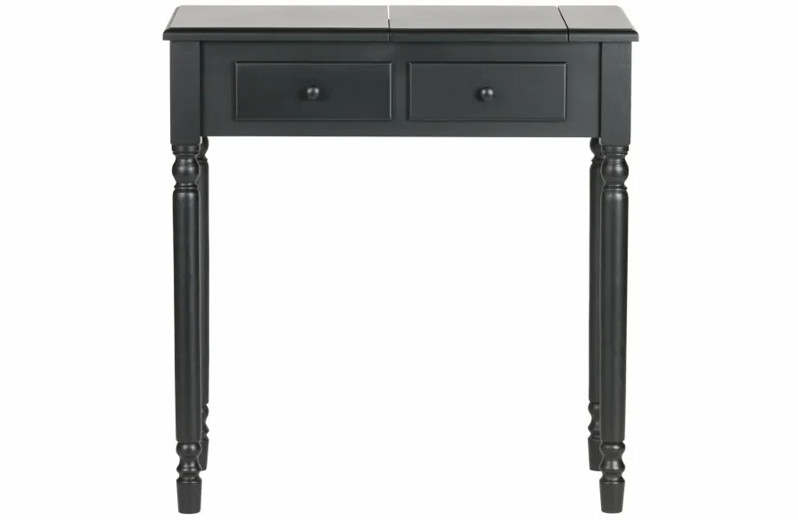 Woood Romy Hal/kaptafel Hout Zwart Hot