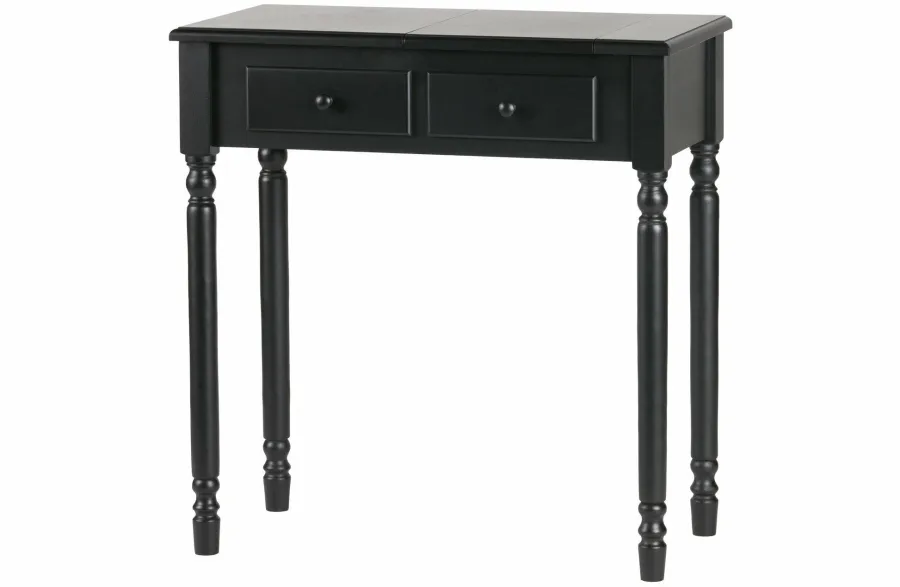 Woood Romy Hal/kaptafel Hout Zwart Hot