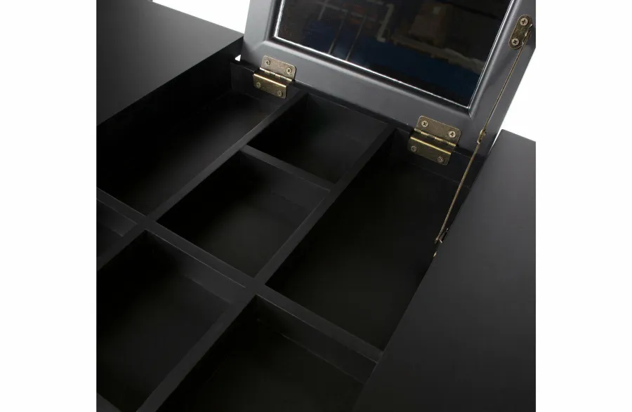 Woood Romy Hal/kaptafel Hout Zwart Hot