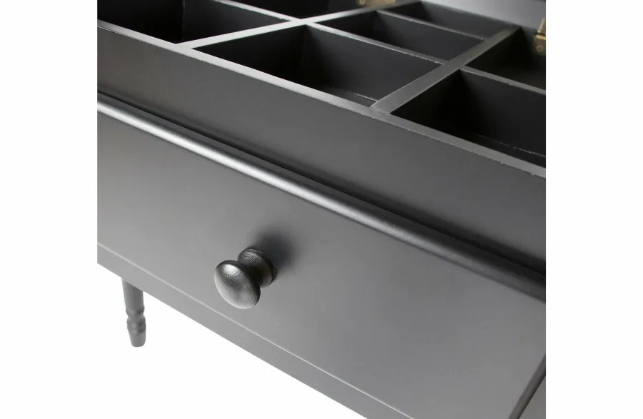 Woood Romy Hal/kaptafel Hout Zwart Hot