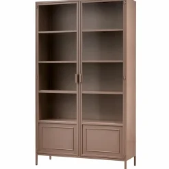 Woood Ronja vitrinekast xl metaal military brown Hot