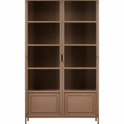 Woood Ronja vitrinekast xl metaal military brown Hot