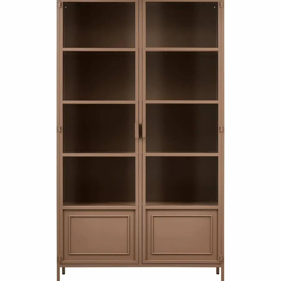 Woood Ronja vitrinekast xl metaal military brown Hot