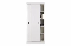 Woood Row Plankenkast Met Schuifdeuren [fsc] Discount
