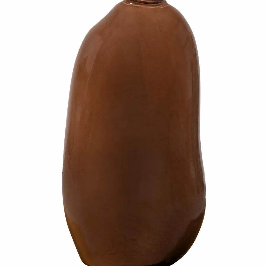 Woood Sahil vaas glas bruin Online