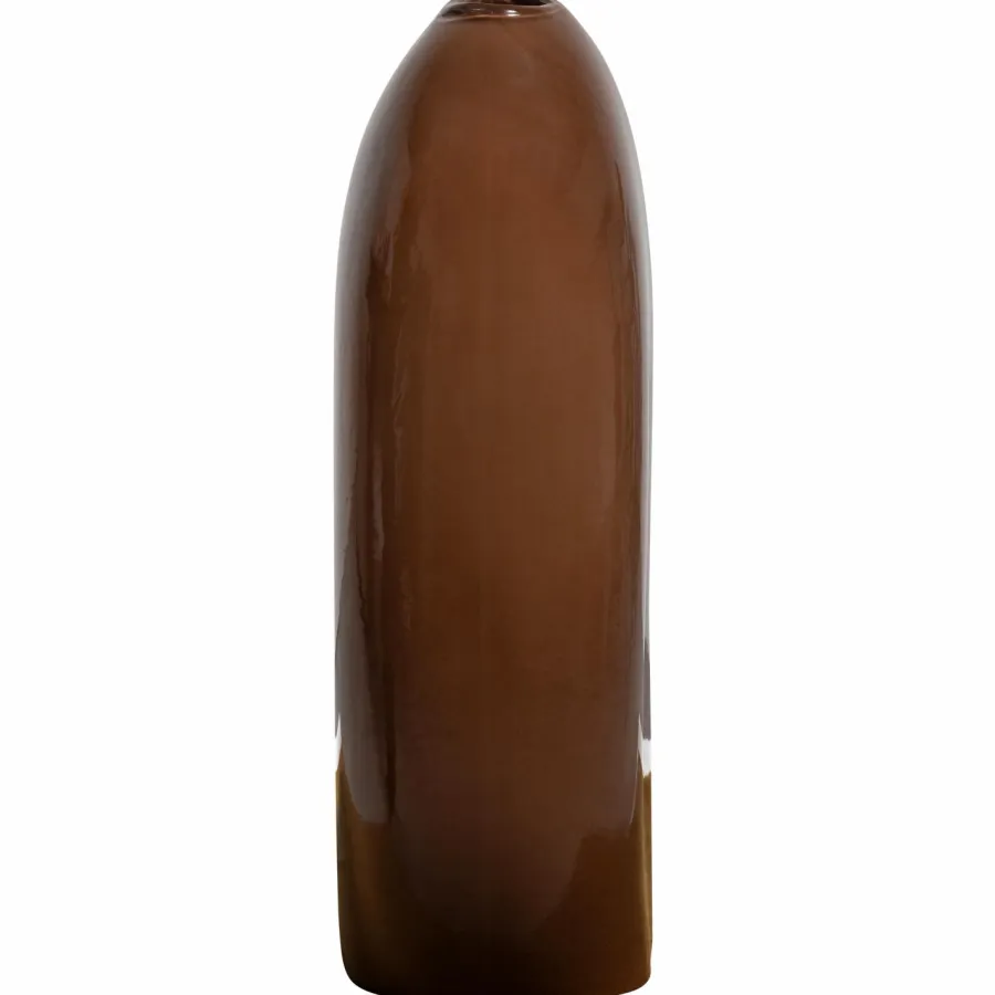 Woood Sahil vaas glas bruin Online
