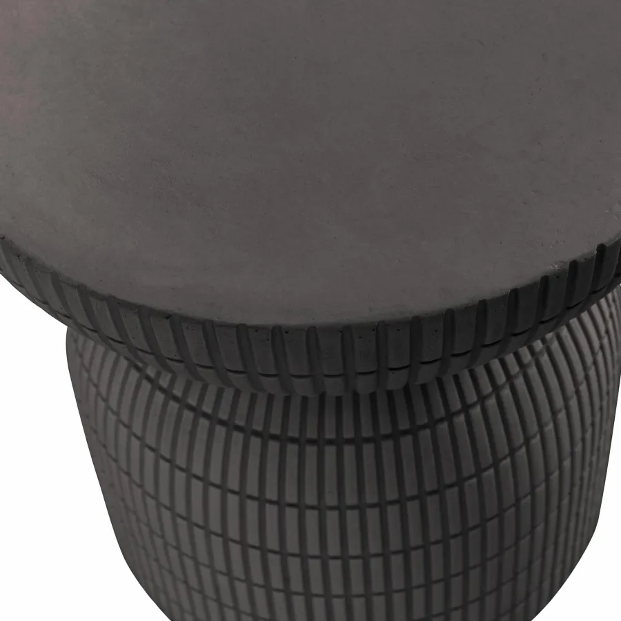 Woood Samson bijzettafel fiber clay coffee 44xø37cm Outlet