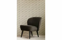 Woood Sara Fauteuil Fluweel Warm Groen Outlet