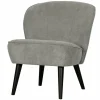 Woood Sara Fauteuil Ribstof Vergrijsd Groen Sale