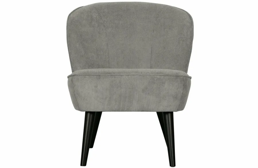 Woood Sara Fauteuil Ribstof Vergrijsd Groen Sale