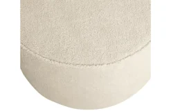 Woood Sara Poef Laag Bouclé Crème 36 x Ø60 Outlet