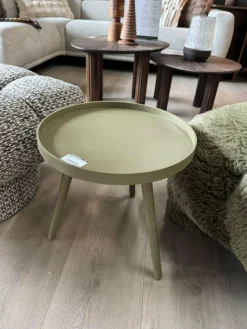 Woood Sasha Bijzettafel Militair Bruin 41cm Best