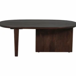 Woood Seam Salontafel Mango Hout Donkerbruin