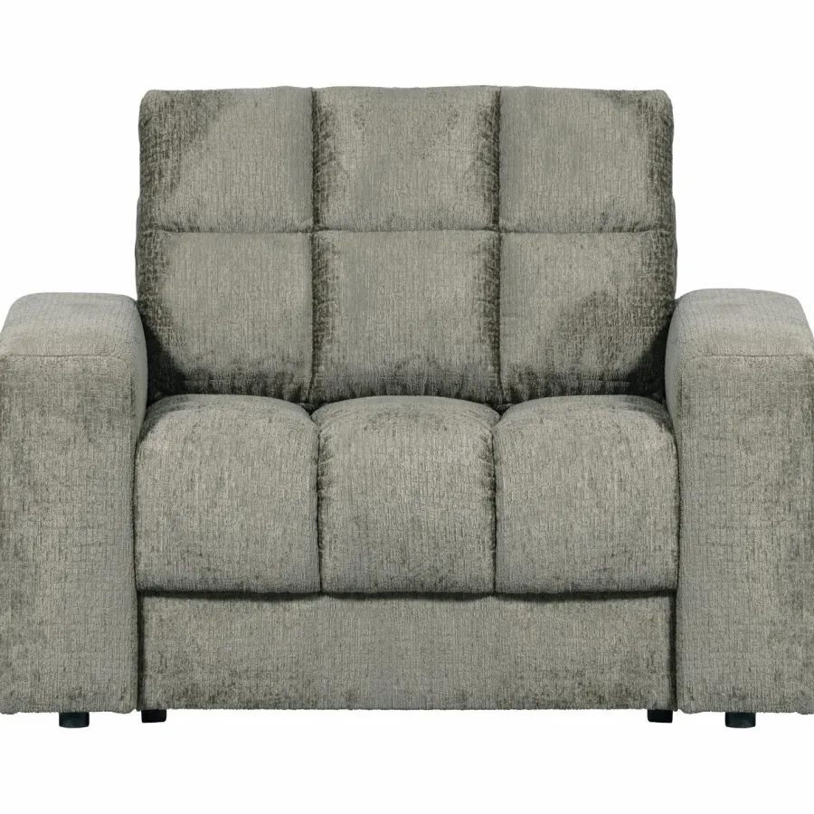 Woood Second date fauteuil structure velvet frost