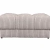 Woood Second date hocker grove ribstof naturel Outlet