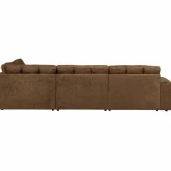 Woood Second date hoekbank rechts structure velvet brass Outlet