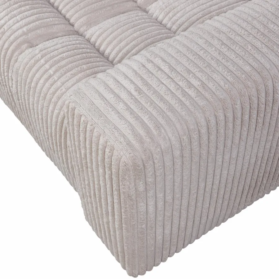 Woood Second date loveseat grove ribstof naturel Hot