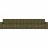 Woood Second date 4-zits bank vintage groen Hot