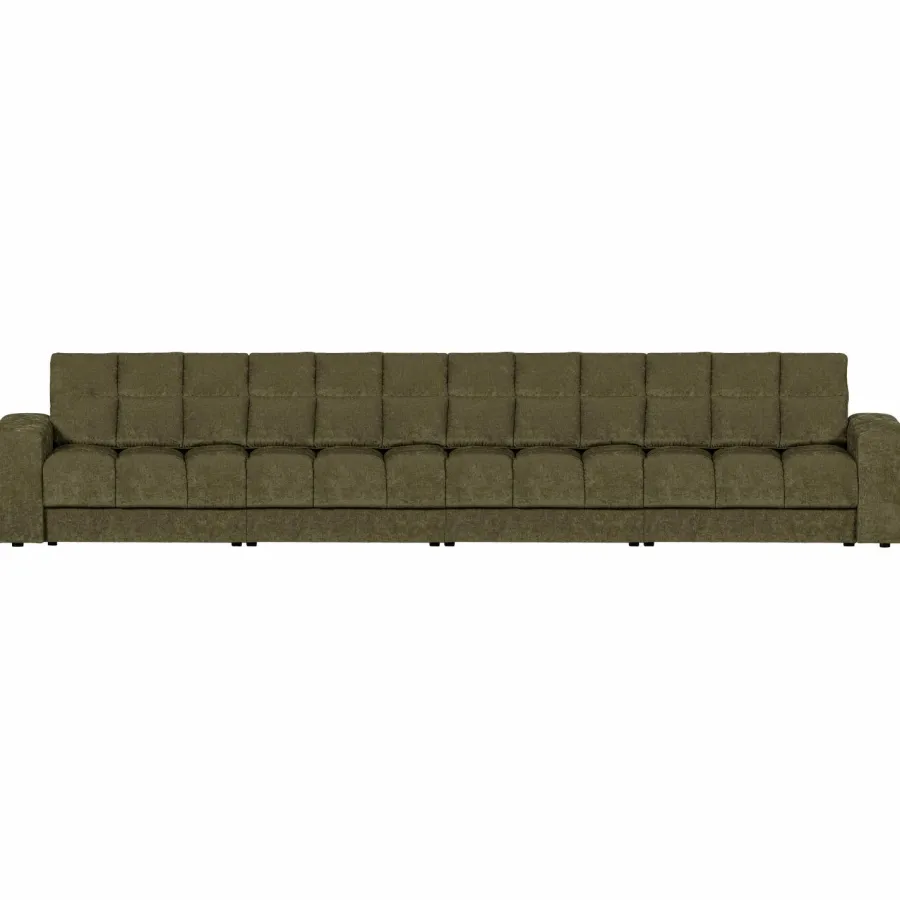Woood Second date 4-zits bank vintage groen Hot